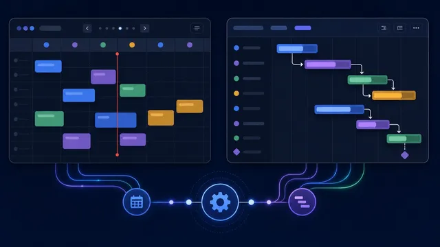 Calendars and Gantt Charts, Wired to Your Flows