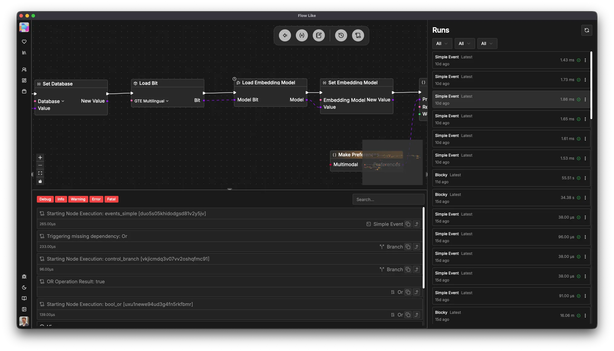Agent pipeline with execution tracing — every LLM call logged