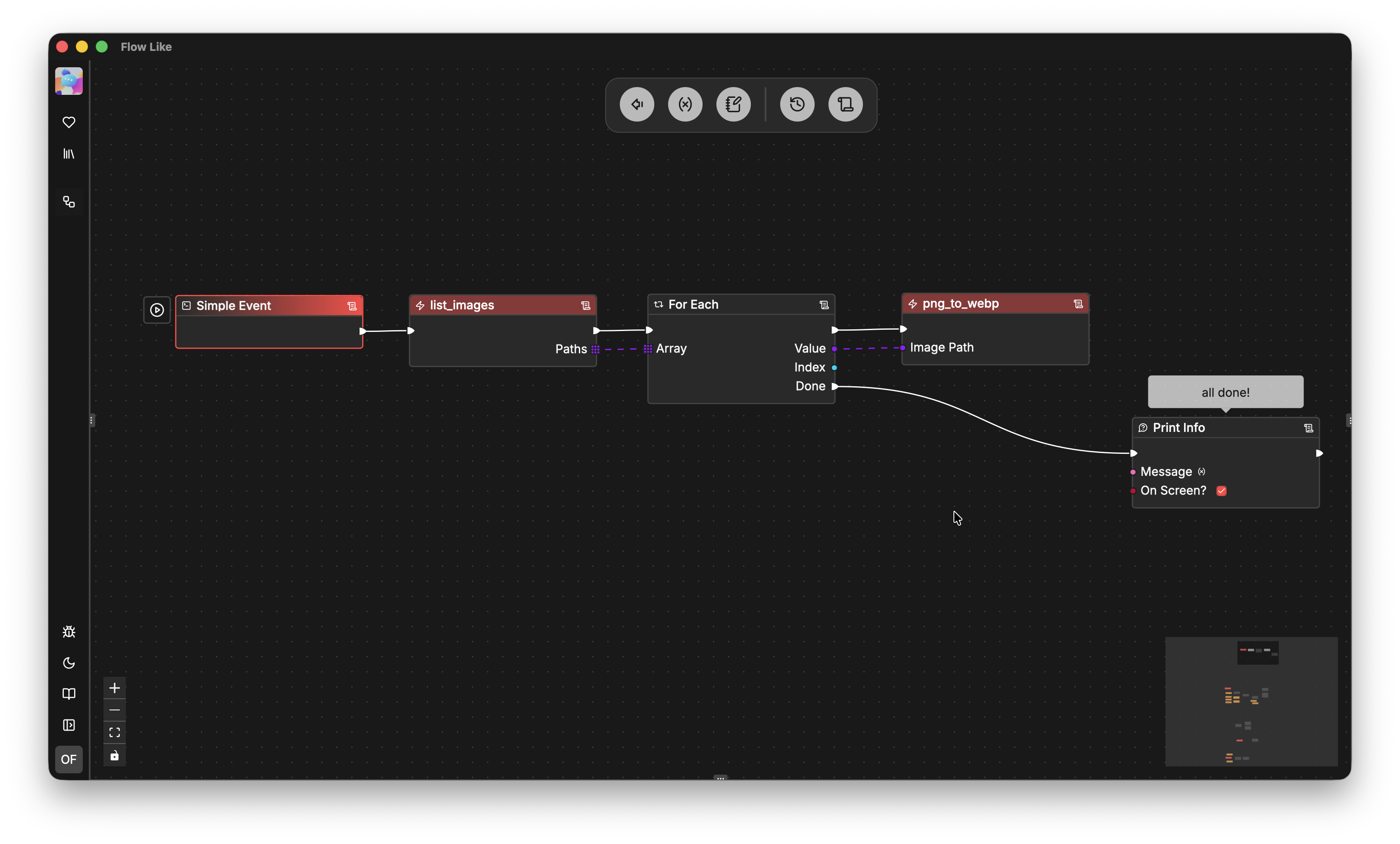 Flow-Like refined workflow with layers